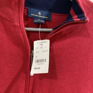 Brooks brothers medium red sweater brand new